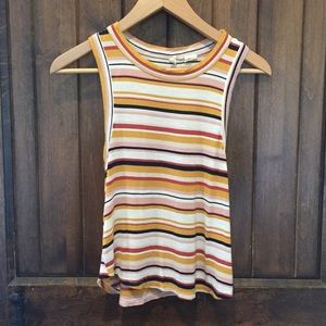 Adorable Sky and Sparrow Stripped Top
